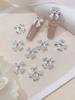 10pz Charms Unghie Fiocco Oro Argento Lega 3D Decorazioni DIY per Unghie