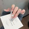 Cat's Eye Wearing Nail Pure Hand-made Nail Piece Fake Nail Wearing Nail Piece Advanced Sense Thin Dog Long