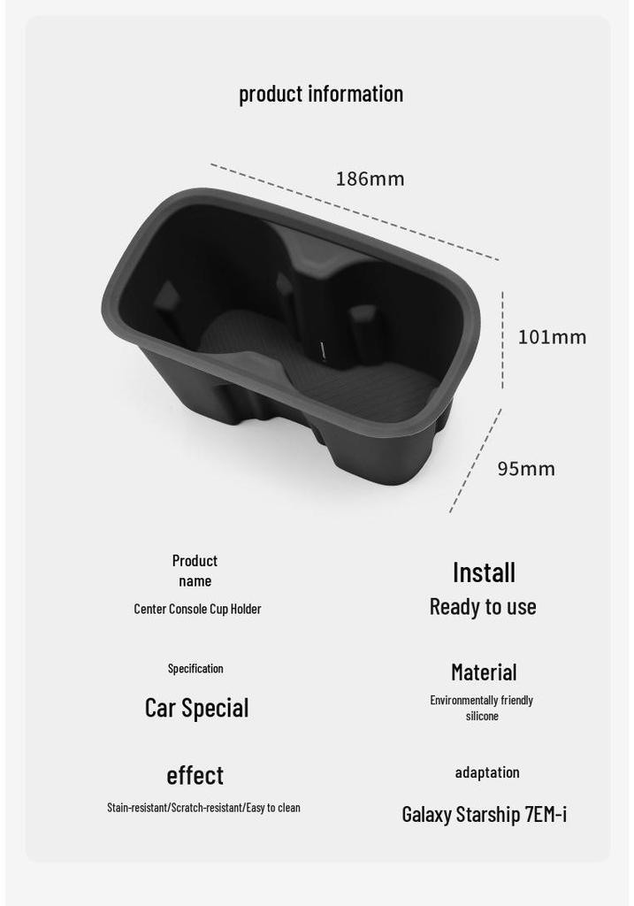 Geely Galaxy 7EMi Console Cup Holder Cover