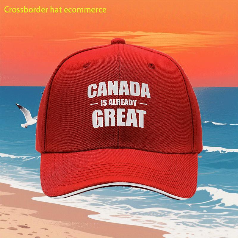 Канада Уже Великая Бейсболка Полиэстер Регулируемая Повседневная Кепка Snapback для Взрослых Мужчин Женщин One Size