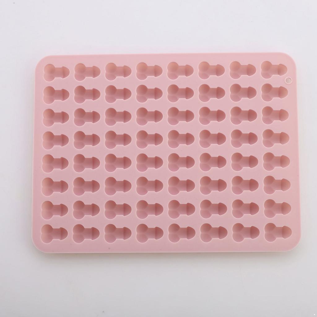 Novelty Penis Shaped Silicone Mold for Baking: Reusable Body Part Cake Mold for Chocolate, Cookies, Ice Popsicle & Candy