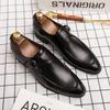 Fashion Men Leather Shoes Fashion Luxury Wedding Shoes Mens Loafers Moccasins Driving Walking Shoes for Men Party Classic Buckle Busines