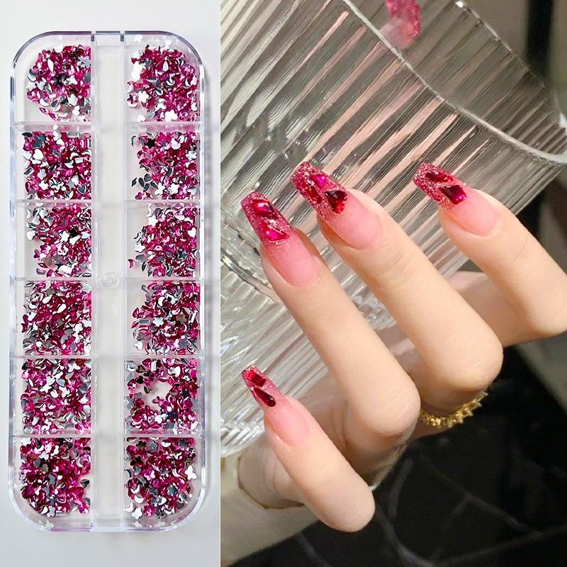 Nail Art Accessories Mixed Collection Popular Resin Flat-bottom Irregular-Shaped Diamond
