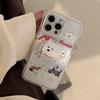 Cartoon magnetic suction bracket 17Promax cute puppy iPhone16 mobile phone case 14 suitable for 13 anti-drop 12 soft cover