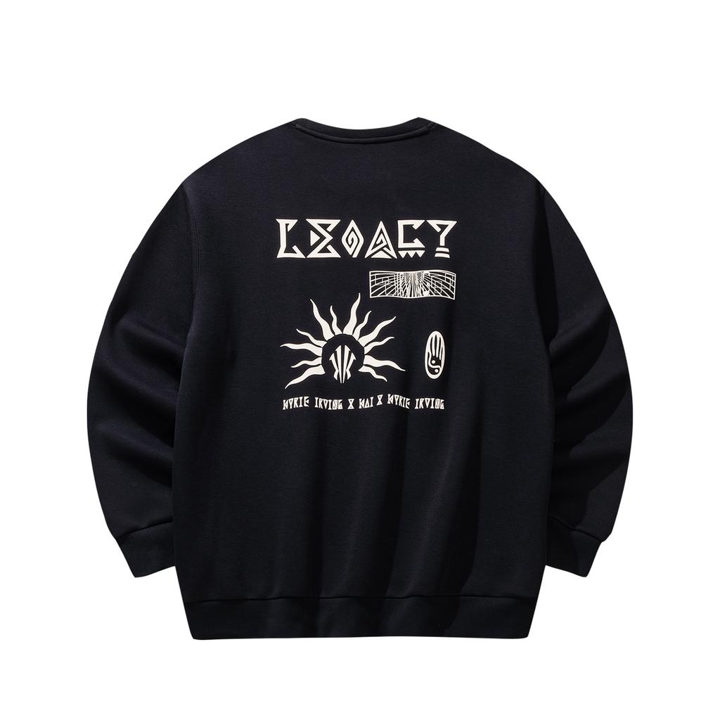 Anta Kyrie Basketball Series Pullover Hoodie 2026 Spring Unisex Hoodies Basic-Black 172611712S-2