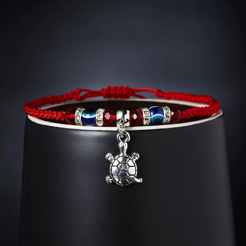 Türkisches Glücksarmband mit blauem Blick (14 verschiedene Stile) – Handgefertigter Glücksschmuck für Damen – Modisches Armband mit blauem Augen-Anhänger – Freundschaftsschmuck