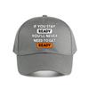 Motivational Ready Quote Wall Art Baseball Cap Fashion Unisex Sunhat Womens Outdoor Sports