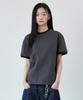 GLW [Unisex] Basic Ringer Short Sleeve T-Shirt Charcoal