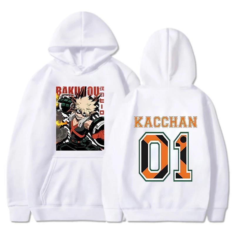 Anime My Hero Academia Hoodie Autumn Fashion Design Men's Women's Sweatshirt Fleece Oversized Couples Casual Hoodies