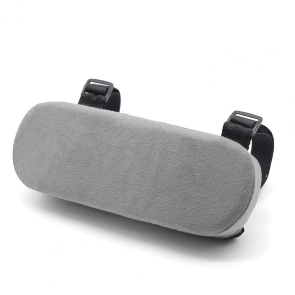 

2pcs Universal Fit Armrest Cover Cushion PP Cotton Filling Arm Pressure Relief Home Office серый