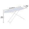 Ironing Board Full-Size Foldable Ironing Board Foldable Household Ironing Board Extended Ironing Board Outside with Heat-Resistant Cover