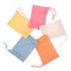 Cotton Linen Soap Saver Bag Pouch Bar Plentiful Bubble Foam Soap Bags Exfoliating Soap Mesh Bags for Shower Soap Holder Pocket
