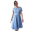 2025 Summer French Casual Loose High-Waisted Slimming Dress for Women