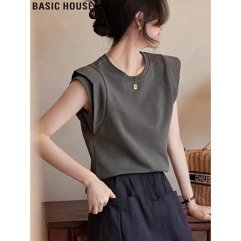 Basic House Women s Design Sense Sleeveless Top One Size