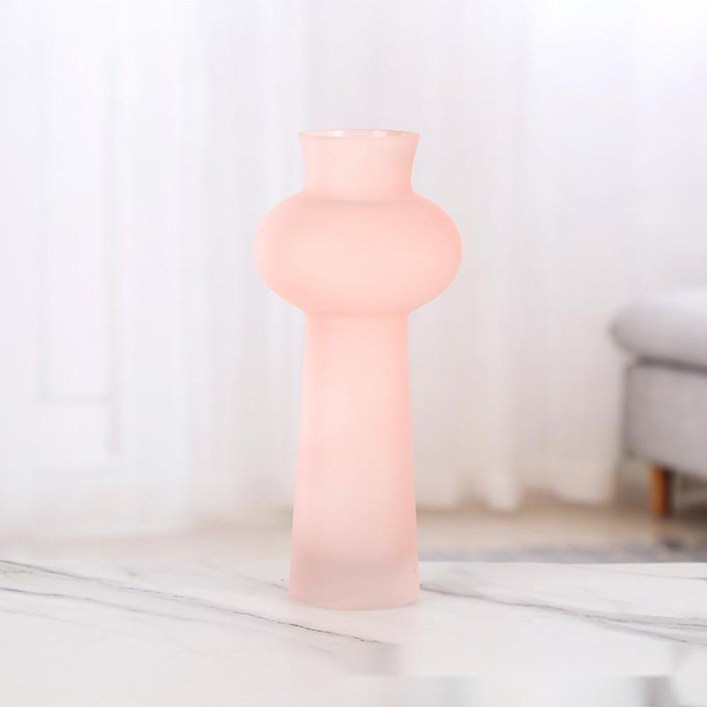 French Style Glass Vase Creative Flower Arrangement Container Table Ornament Home Decorative