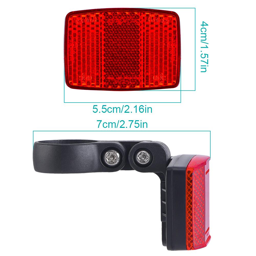 For Air Tag Bike Reflective Tail Light Waterproof Safety Warning Lamp Bike Reflector Holder for