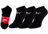 Puma Sneaker Ankle Socks, Black, Size 39-42, 3 Pairs Set
