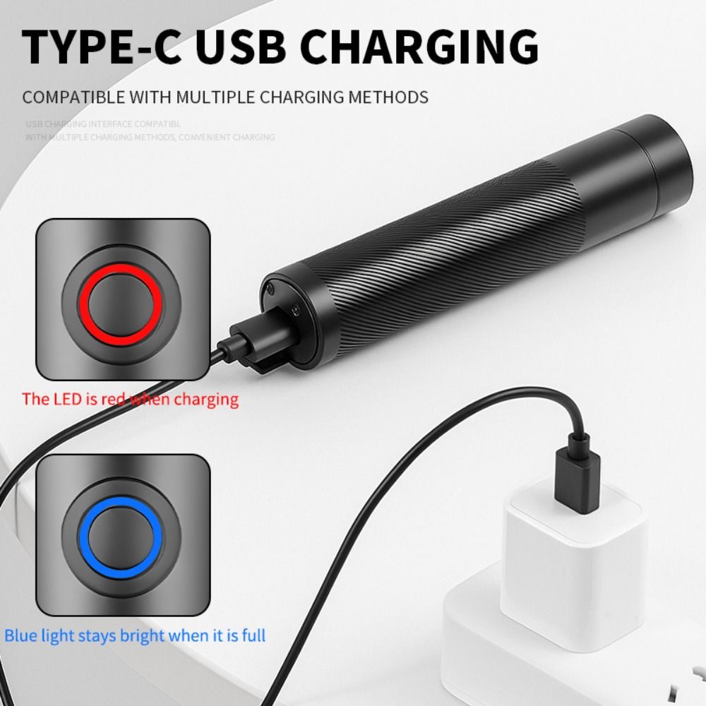 IPX4 Waterproof 365nm Purple Light Lamp Shockproof Blood Tracking Light UV Flashlight  Resin Curing