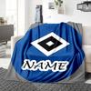 Custom Name Brentford Football Club Crest blanket for Couch & Bed, Plush Cozy Fuzzy Blanket Super Soft & Warm Blankets for Fall and Winter. 0908237