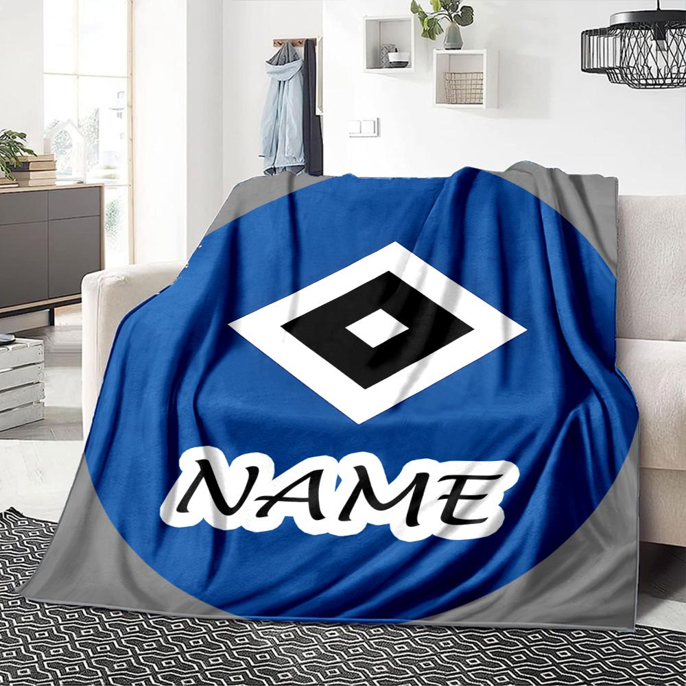 Custom Name Brentford Football Club Crest blanket for Couch & Bed, Plush Cozy Fuzzy Blanket Super Soft & Warm Blankets for Fall and Winter. 0908237