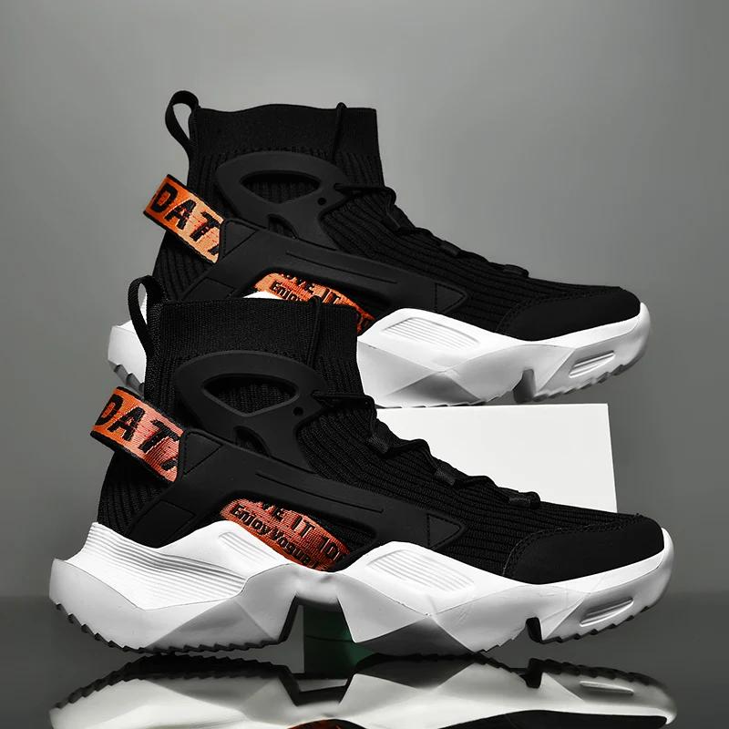 Men Running Shoes Outdoor Sneakers Trainer Jogging Cushioning Race Couple Off-road Shoes Luxury Shoes Mesh Breathable Non-Slip