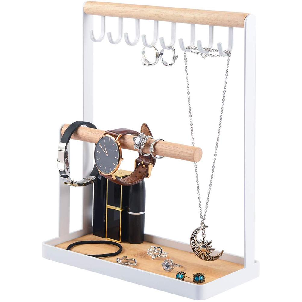 Wooden Jewelry Stand Multifunctional Jewelry Organizer Jewelry Display Stand