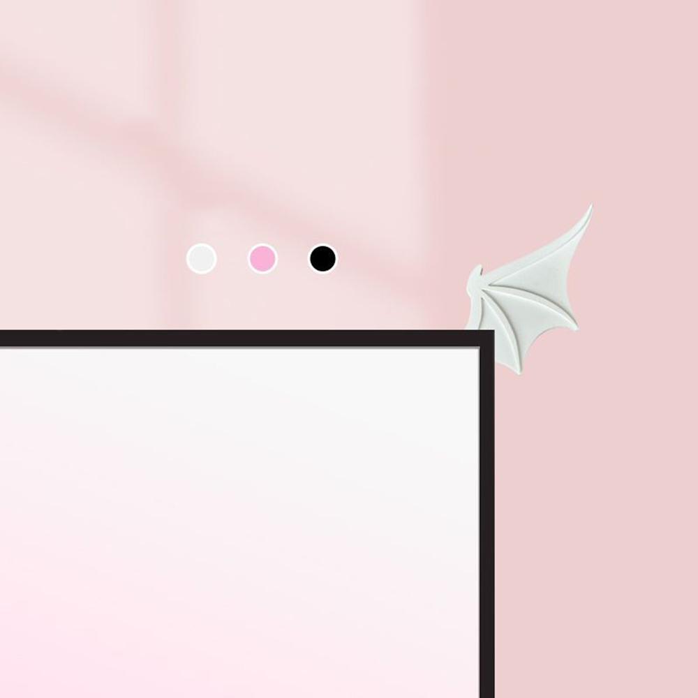 Bat Esports Room Decoration Ornaments DIY Monitor Decoration Monitor A Pair Bat Wings Ornaments Cute Creative Simple Decoration