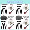 Authentic Looking Grandpa Costume Accessories Set Including Wig Hat And Beard
