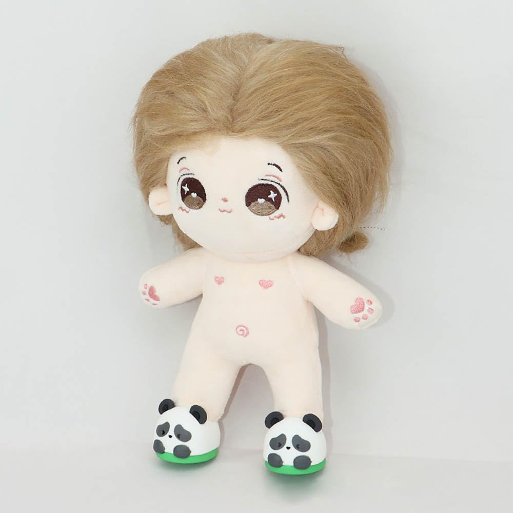 Niannyyhouse 20cm Plüsch Hase Panda Schuhe Baumwollpuppe Schuhe Anziehpuppen Zubehör (A3)