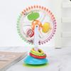Handheld Colorful Baby Rattle Rotating Baby Chair Stroller Toy with Sunction Cup