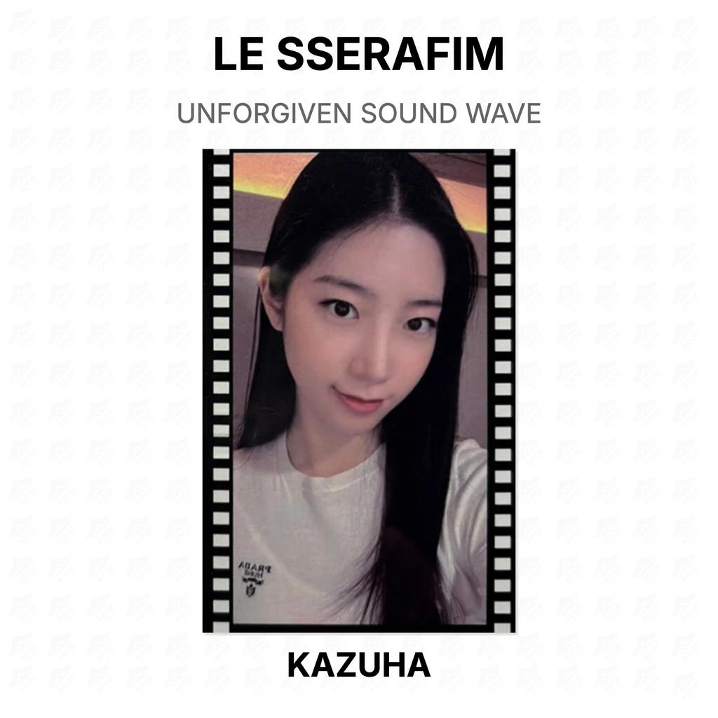 LE SSERAFIM UNFORGIVEN SOUND WAVE Official Photocard