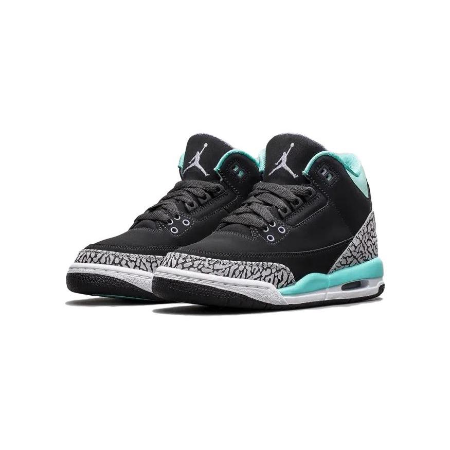 Jordan Air Jordan 3 Tiffany TD High top Casual Shoes Black Infant And Toddler 654964-045
