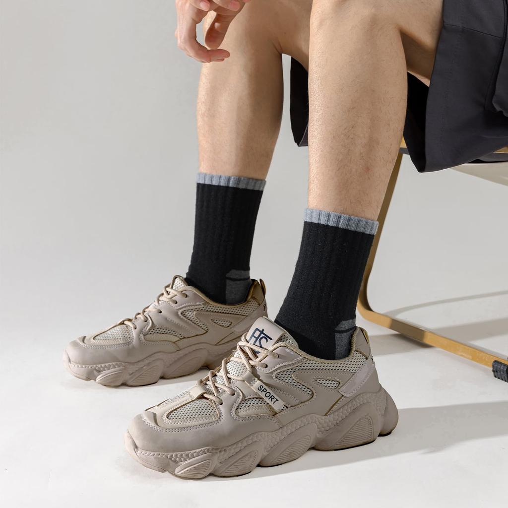 Wamicu Winter Warm Thick for Indoor and Outdoor and Sizes Men's Socks, 5-Pair Set, Warm, Durable, Stretchy, Use, Camping, Running, Hiking, More,