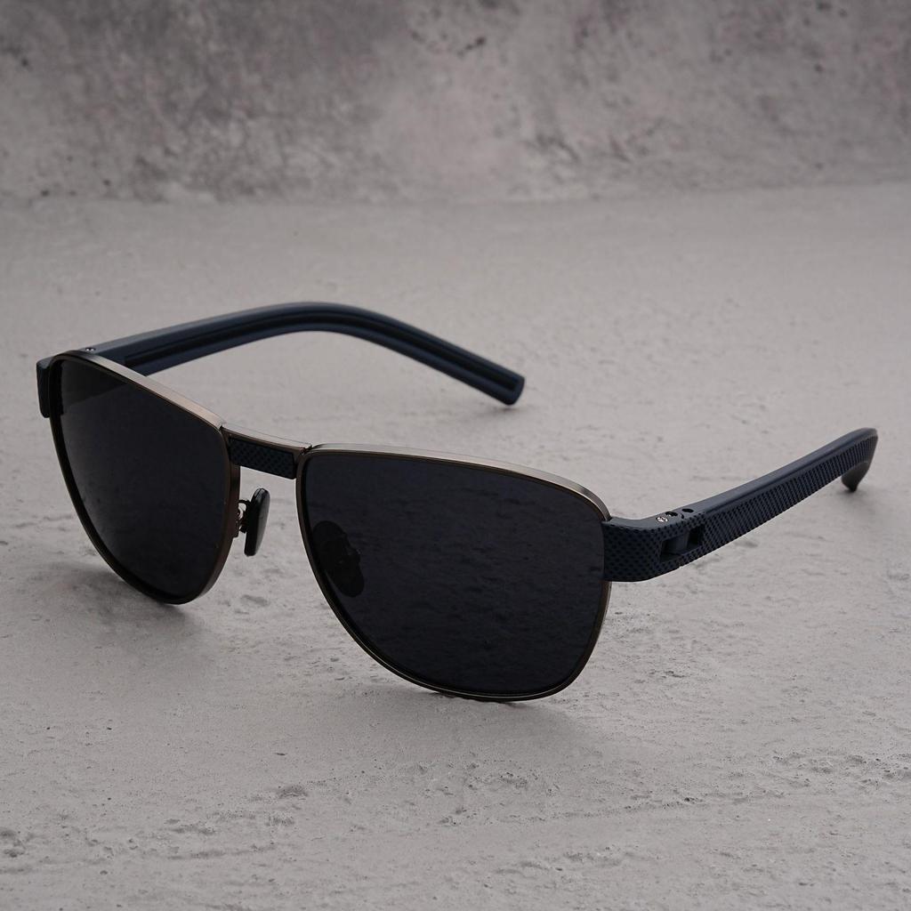 Occhiali da Sole Aviator Polarizzati Classici Retrò da Uomo - Eleganti di Alta Gamma con Cerniera a Molla per Guidare