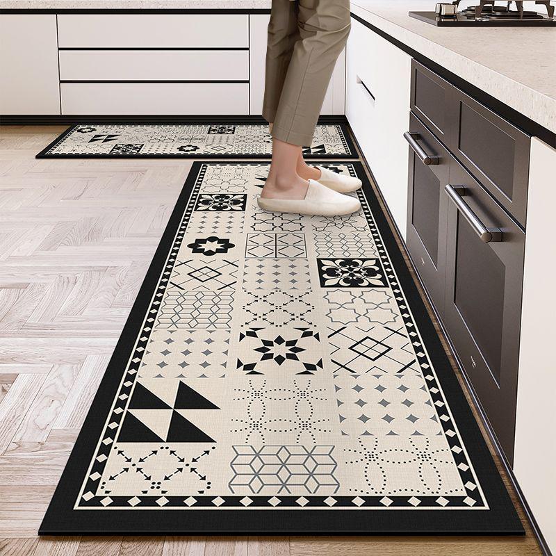 Non-Slip Diatomaceous Earth Kitchen Mat Set - Dirt-Resistant, Easy-Care, Absorbent, Two-Piece Foot Pad Carpet