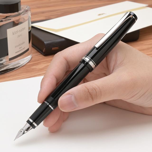 Pilot Falcon ELABO Fountain Pen Black SF Nib FE-18SR-B-SF W/ CON-40