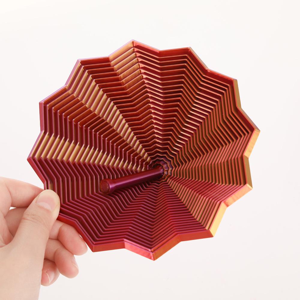 Polygonal Radish Tower: 3D Printed Foldable Star Tower Educational Toy for Kids