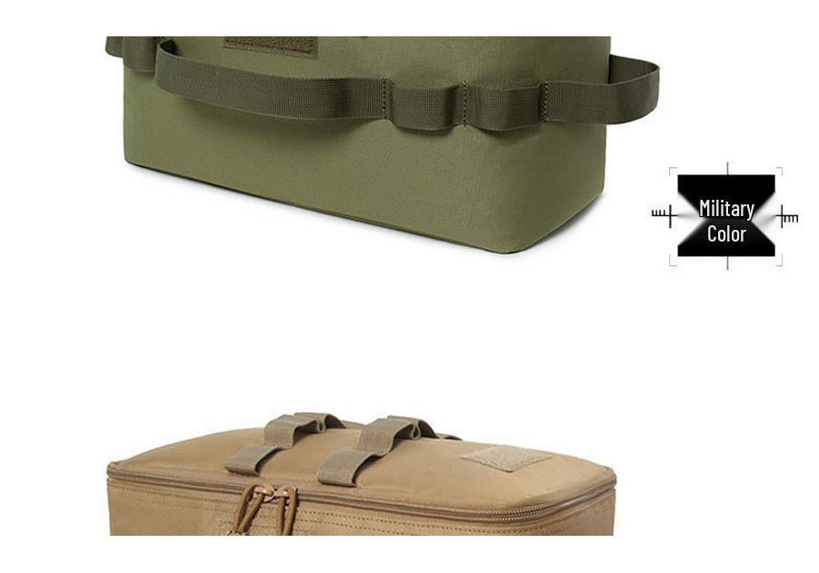 Multifunctional Outdoor Cooking Utensil Storage Bag - Portable & Folding for Camping, Picnic, or Self-Driving Tours
