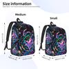 Fashion pokemon Backpack Eeveelution Mochilas Fashion For Work Sturdy Shoulder Rucksack