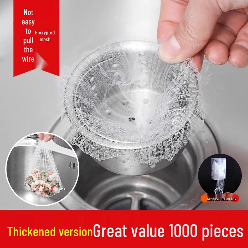 Disposable Kitchen Sink Drain Strainer Mesh for Food Waste and Vegetable Washing