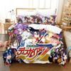 Anime Disgaea Bettwäsche-Set Bettbezug Bett-Set Steppdeckenbezug Kissenbezug Bettdecke King Queen Size Jungen Erwachsene Bettwäsche-Set