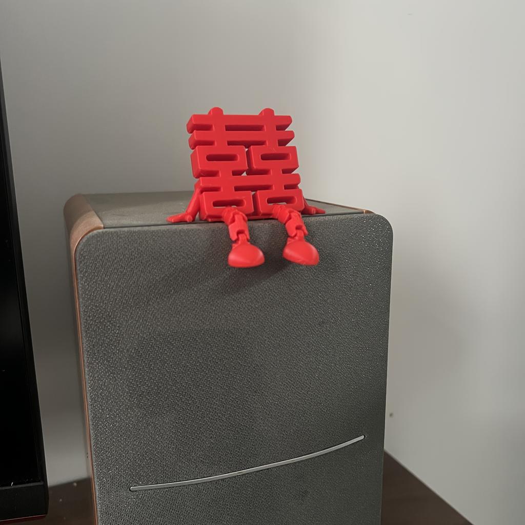 3D Printed Traditional Chinese Talismans,Lucky Charms with "Wishing You Health and Prosperity" Motif,Year-Round Good Luck Deco