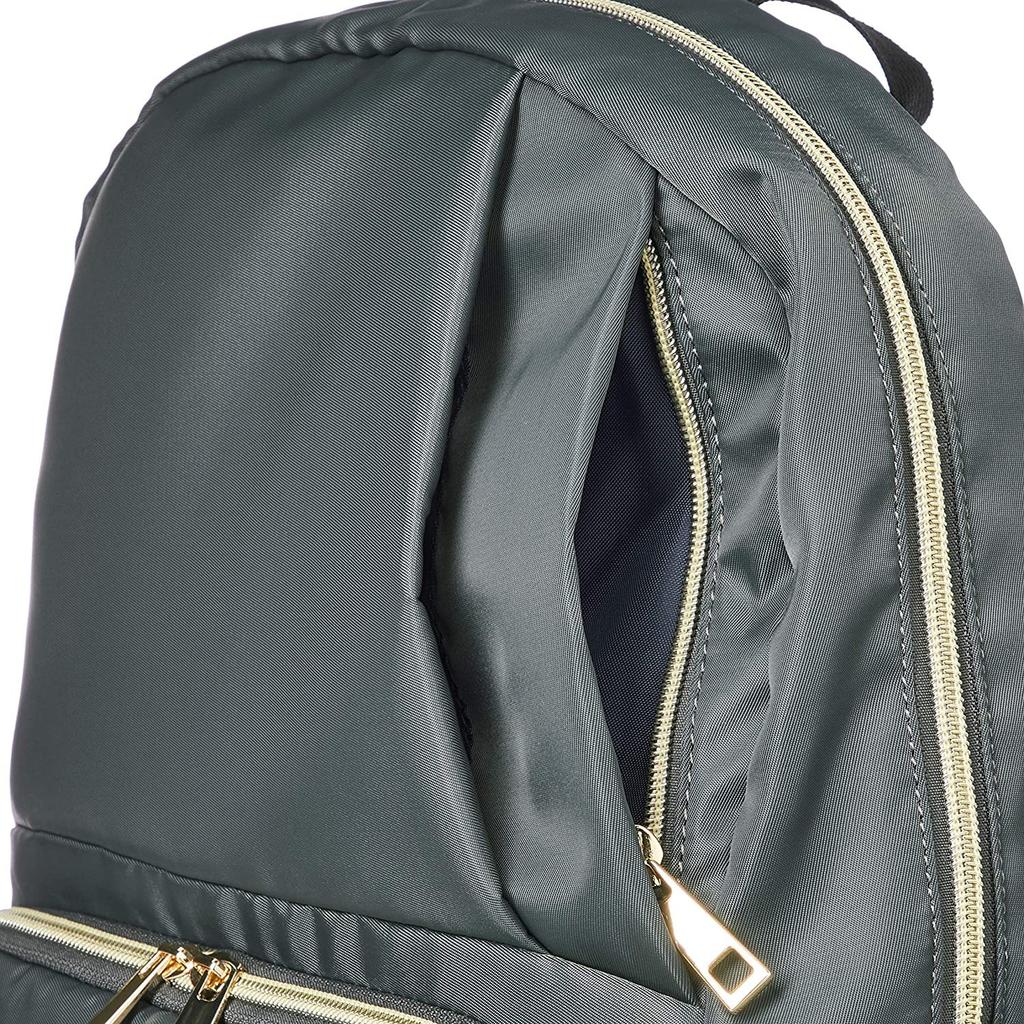 ELA Women's Backpack, Town Backpack, Mother's Backpack, Business Backpack, Lightweight, Large Capacity, Hiking Backpack, Glossy Finish,