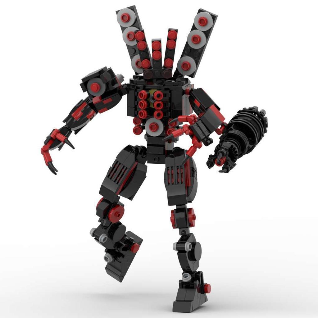 2023 3D Speakerman Dětský blokový plastový herní design pro dospívající a děti Skibidi WC