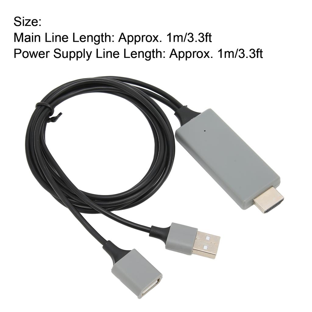 HDTV Kabeladapter 1080P HD Multimedia-Schnittstellenkabeladapter für TV-Display-Projektor