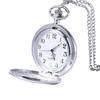 Roman Scale Display Vintage Pocket Watch Quartz Pendant Retro Hanging Watch  Men Women