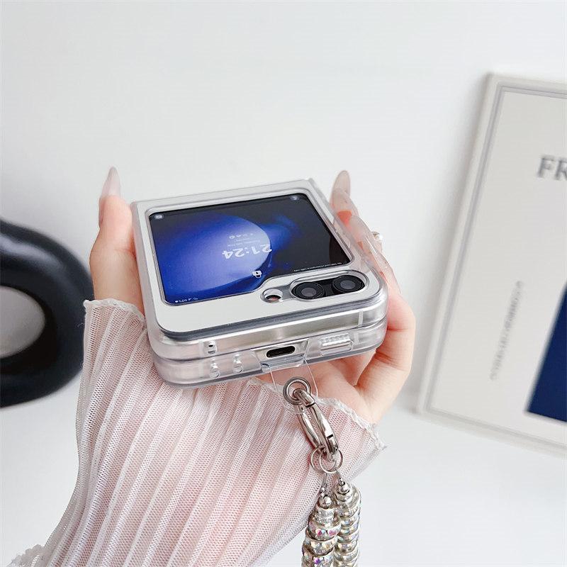 Samsung sammenleggbar telefonveske Høykvalitets 3D Butterfly Strap armbånd for Samsung ZFlip 5 ZFlip 4 ZFlip 3 All-inclusive fallbeskyttelsesdeksel