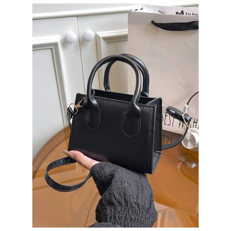 Summer New Crossbody Mini Square Bag Simple Retro Fashion Niche Women's Shoulder Handbag