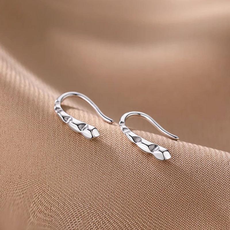 Facettenschliff Wassertropfen Ohrhaken Geometrische Ohrringe Neue Nischen-Ohrringe High-End Damen