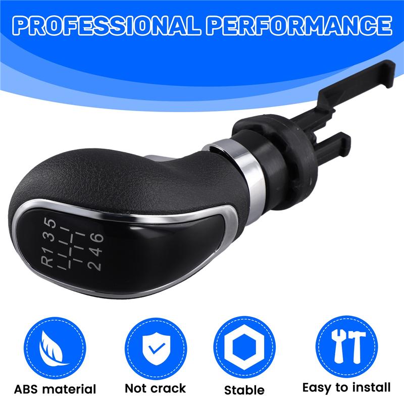 A58X-Car 6 Speed Gear Shift Knob Manual Transmission Shift Head Handball For Opel Astra Buick Excelle GT/XT 2009-2014